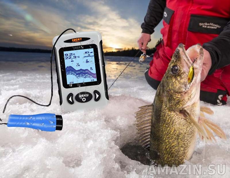 Зимняя рыбалка с эхолотом Lucky FF718D - ICE