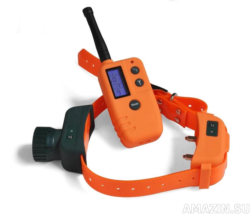 Ошейник нейлоновый Hunter Power Grip VB, 40-55 см, оранжевый